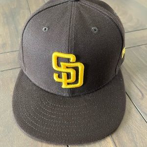 San Diego Padres Brown Baseball Hat Size 7